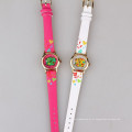 2015 cute fashion girls leather band watch